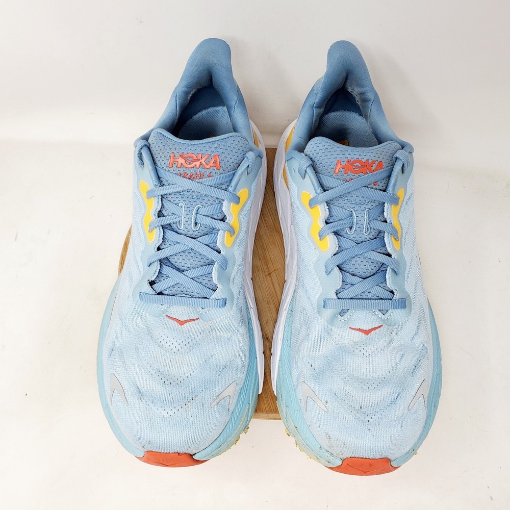 Hoka One One Arahi 6 Running Shoes Mens 11.5 D Blue Athletic Comfort Sneaker - Picture 4 of 16